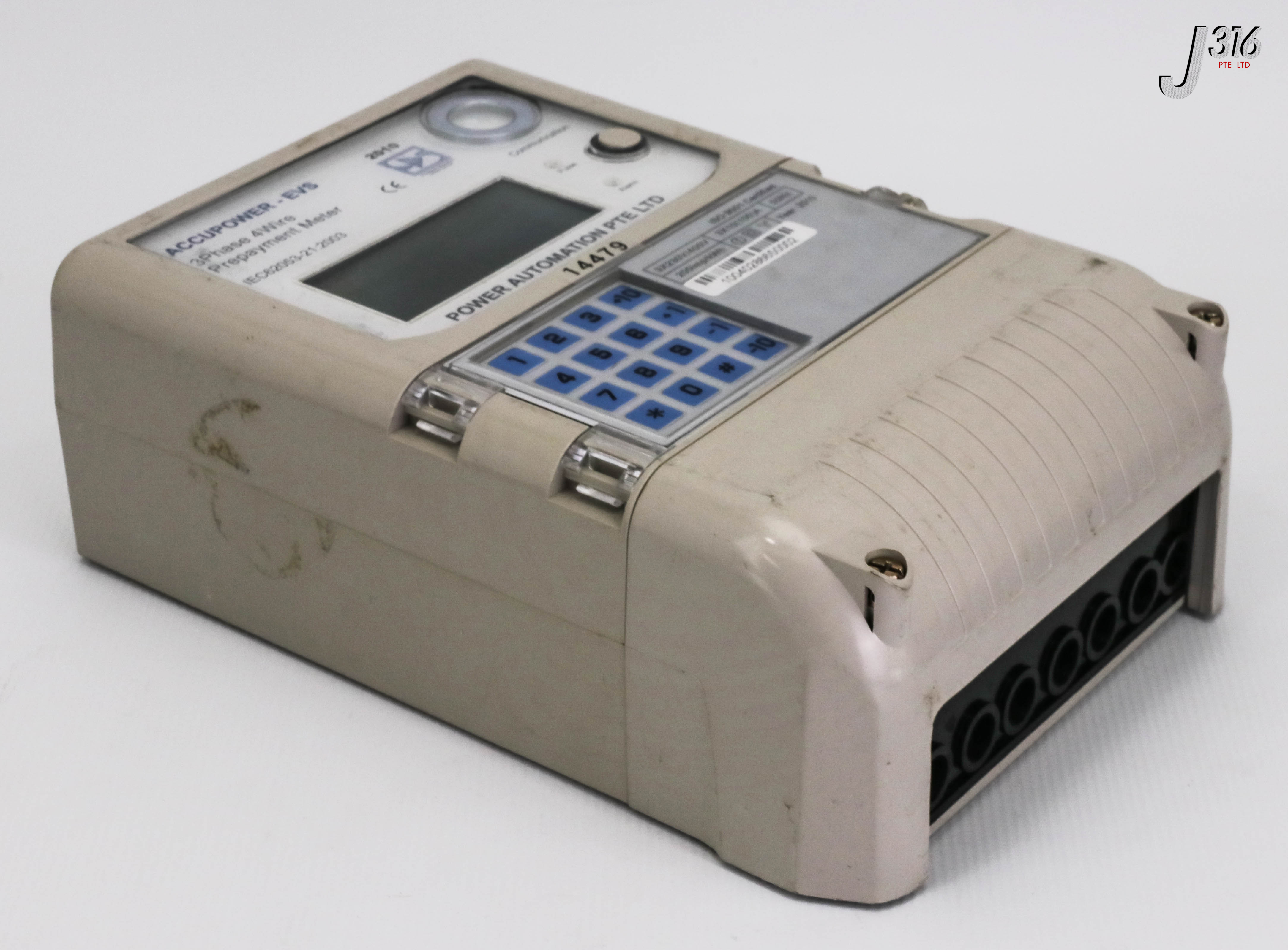 14479 POWER AUTOMATION 3PHASE 4WIRE PREPAYMENT METER ACCUPOWER-EVS